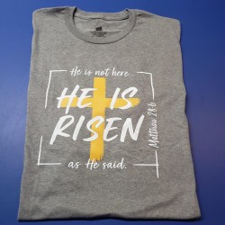 HE IS NOT HERE HE IS RISEN