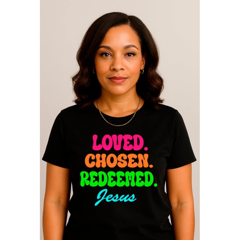 LOVED CHOSEN REDEEMED JESUS