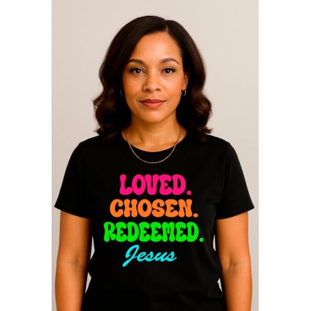 LOVED CHOSEN REDEEMED JESUS