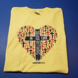 DO EVERYTHING IN LOVE UNISEX T-SHIRT