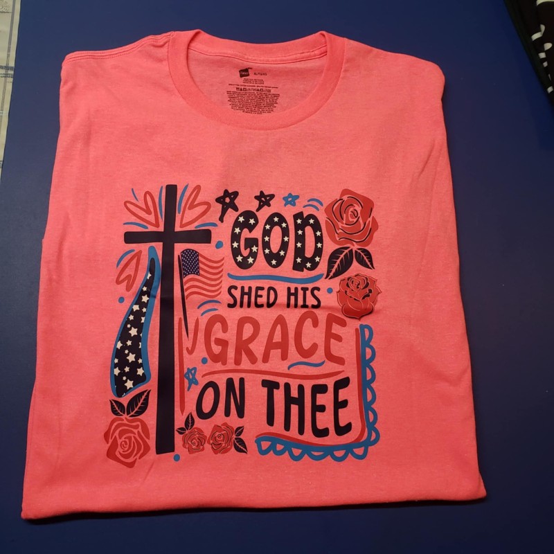 GOD SHED HIS GRACE ON THEE T-SHIRT