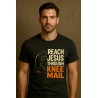REACH JESUS THROUGH KNEE MAIL WITH MAN SILHOUETTE