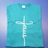 JESUS NAME AS THE  CROSS  UNISEX T-SHIRT