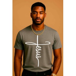 JESUS NAME AS THE  CROSS  UNISEX T-SHIRT