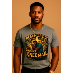 REACH JESUS THROUGH KNEE MAIL MAN PRAYING