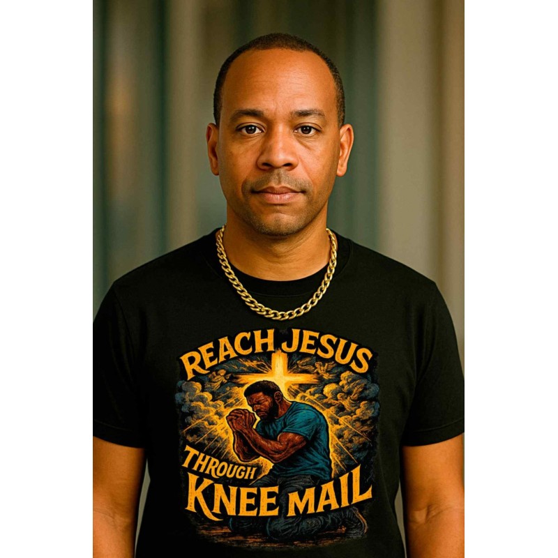 REACH JESUS THROUGH KNEE MAIL MAN PRAYING